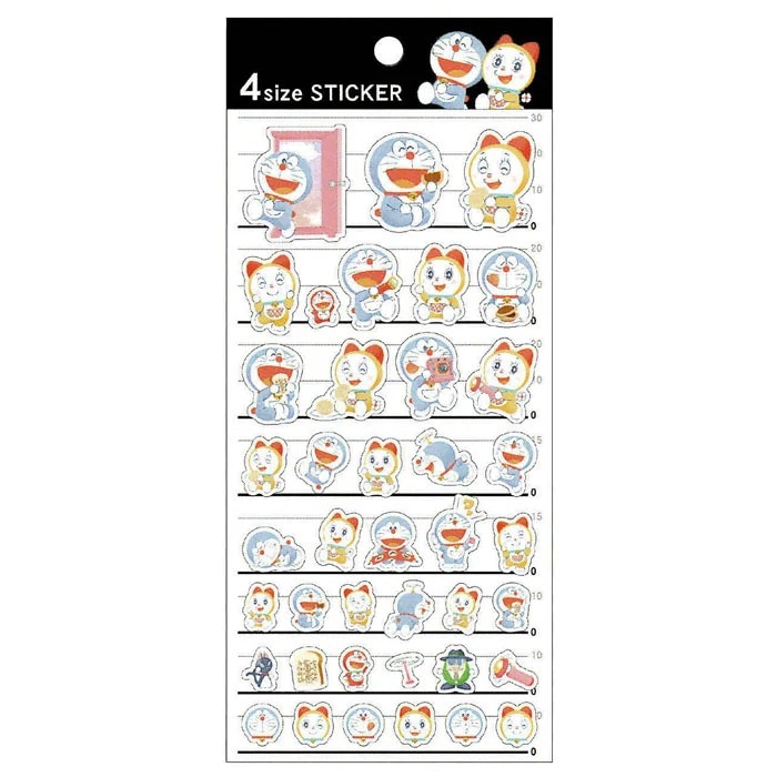 ドラえもん 4サイズステッカー