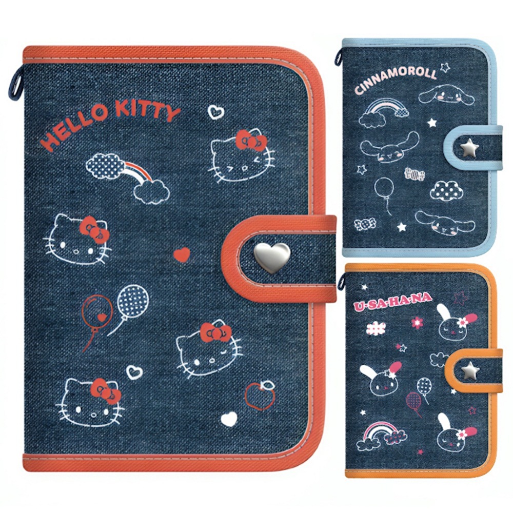 サンリオ デニムシールバインダー | 1,001ー2,000円 | プリーズ&peppysmile