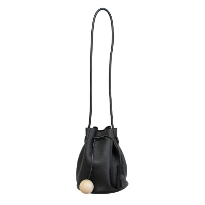 Building Block-Bucket in Pebbled Black - kitoit / kiik