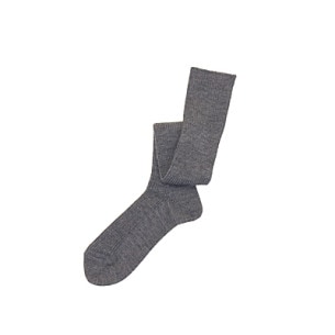 Washable Wool Fine Rib Socks