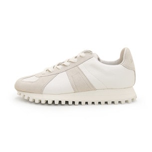 ں١GERMAN TRAINER LEATHER TRAIL WHITE