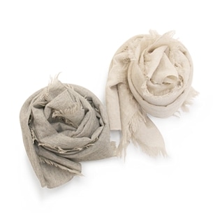 ��26SS�����١�Linen Cashmere Fringe Stole