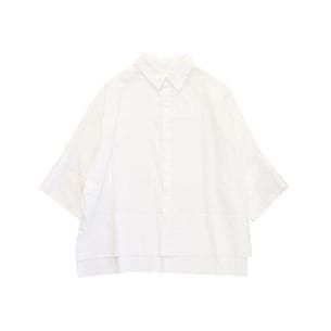 Y's BORN PRODUCT] THIN COTTON TWILL WIDE CUFFS SHIRT