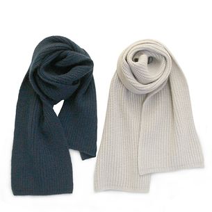 Cashmere Ribbrd Mini Stole