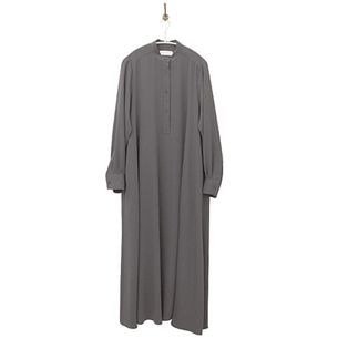 Satin Band Collar Dress