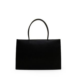 SQUARE-SHAPED TOTE SHORT HANDLE M