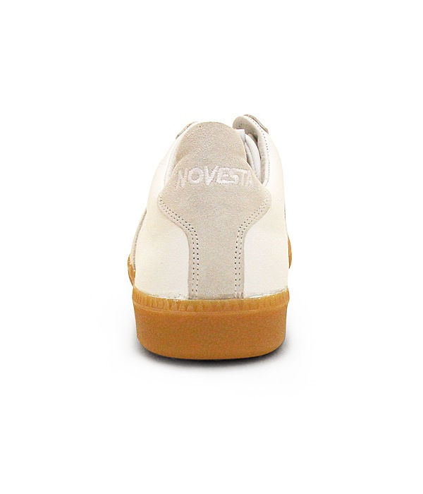 GERMAN TRAINER ALL LEATHER WHITE / TRANSPARENT