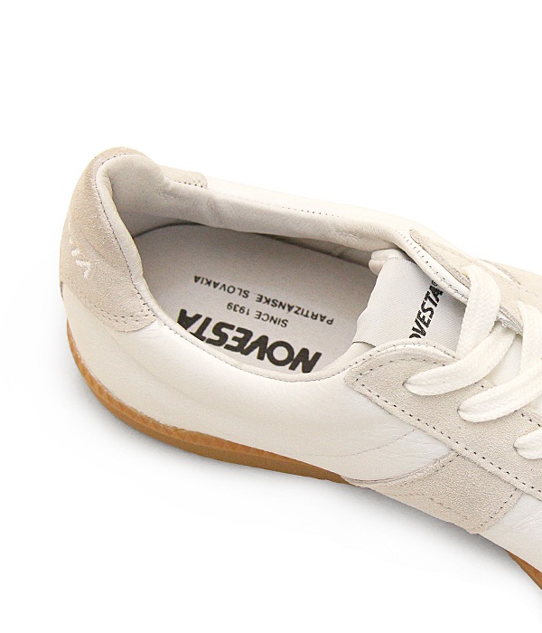 GERMAN TRAINER ALL LEATHER WHITE / TRANSPARENT