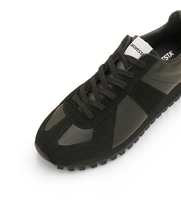 GERMAN TRAINER  LEATHER TRAIL BLACK