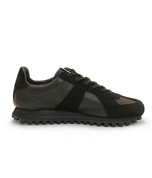 GERMAN TRAINER  LEATHER TRAIL BLACK