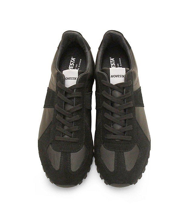 GERMAN TRAINER  LEATHER TRAIL BLACK