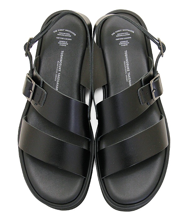 S.S. BELT SANDALS ��TWEETY SOLE��BLACK