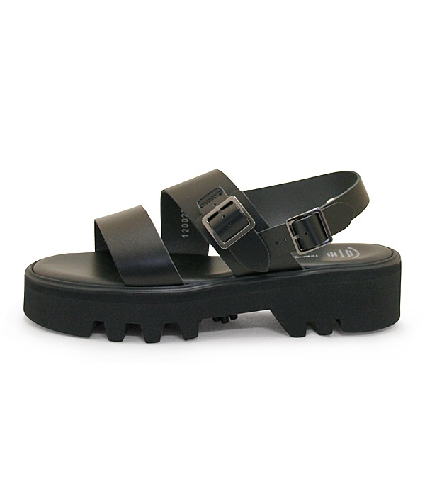 S.S. BELT SANDALS ��TWEETY SOLE��BLACK