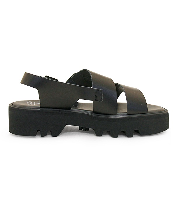 S.S. BELT SANDALS ��TWEETY SOLE��BLACK