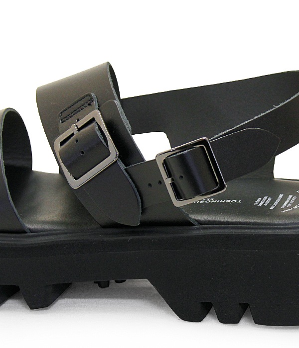 S.S. BELT SANDALS ��TWEETY SOLE��BLACK
