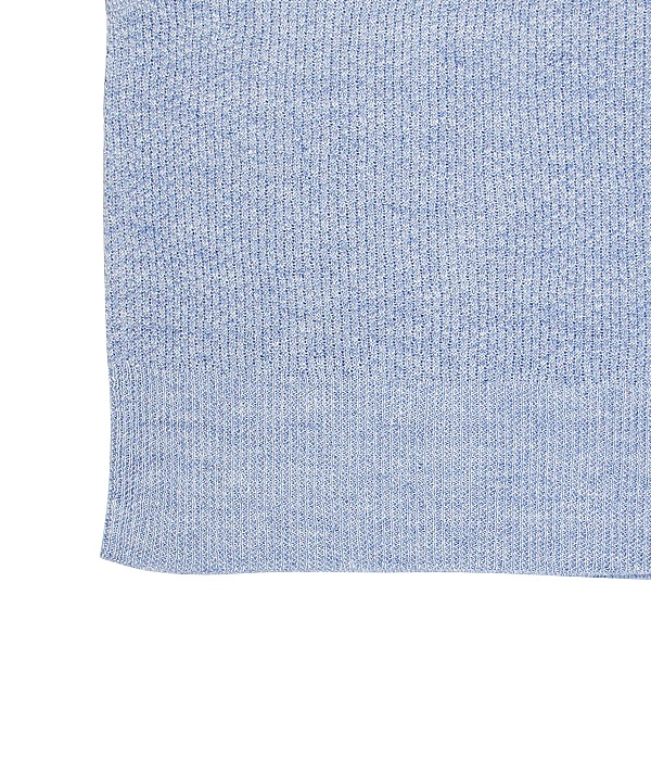 Moss Stitch Slipover (Silk Plating Linen)