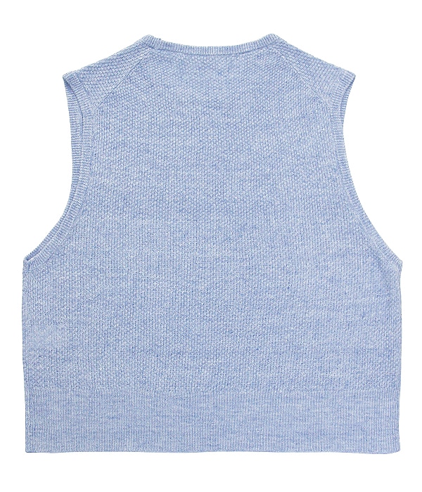 Moss Stitch Slipover (Silk Plating Linen)