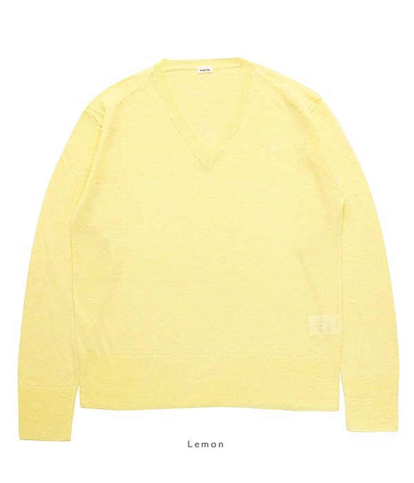 V-neck Jumper��Fine Linen��