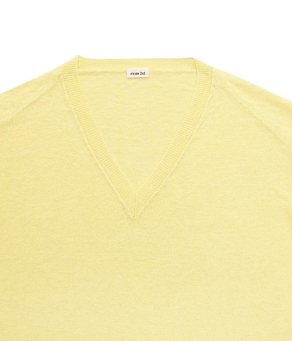 V-neck Jumper��Fine Linen��