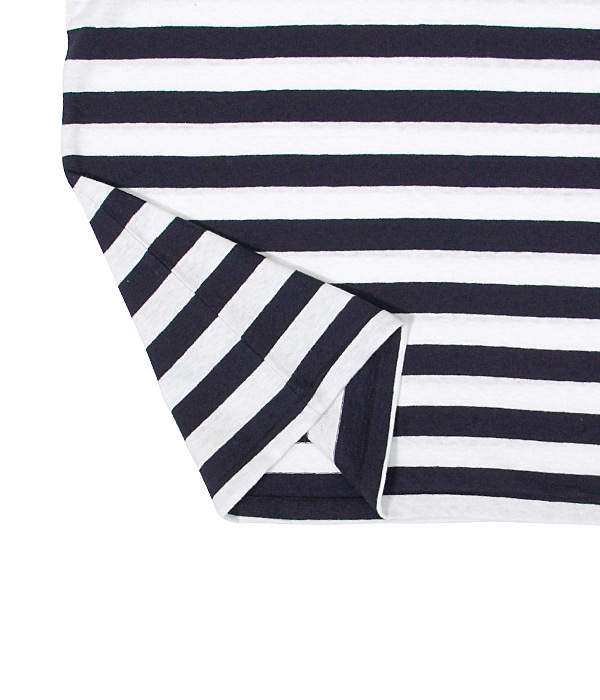 �ں����١�Cotton Border Jersey Short T-shirt