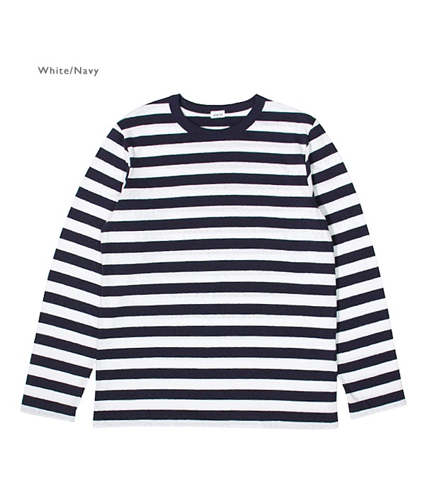 �ں����١�Cotton Border Jersey Long T-shirt