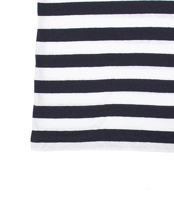 �ں����١�Cotton Border Jersey Long T-shirt