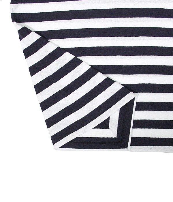 �ں����١�Cotton Border Jersey Long T-shirt