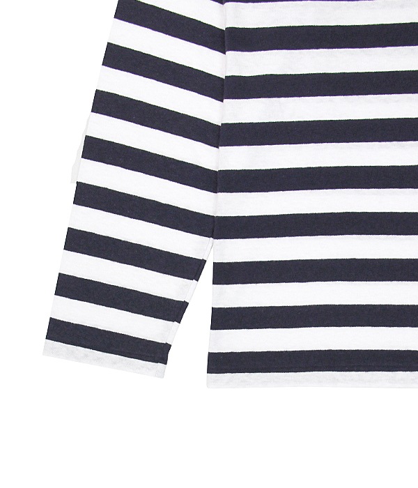 �ں����١�Cotton Border Jersey Long T-shirt