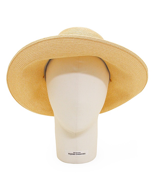 PAPER BRAID BOWLER HAT