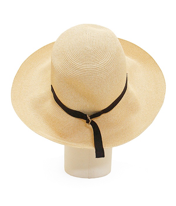 PAPER BRAID BOWLER HAT