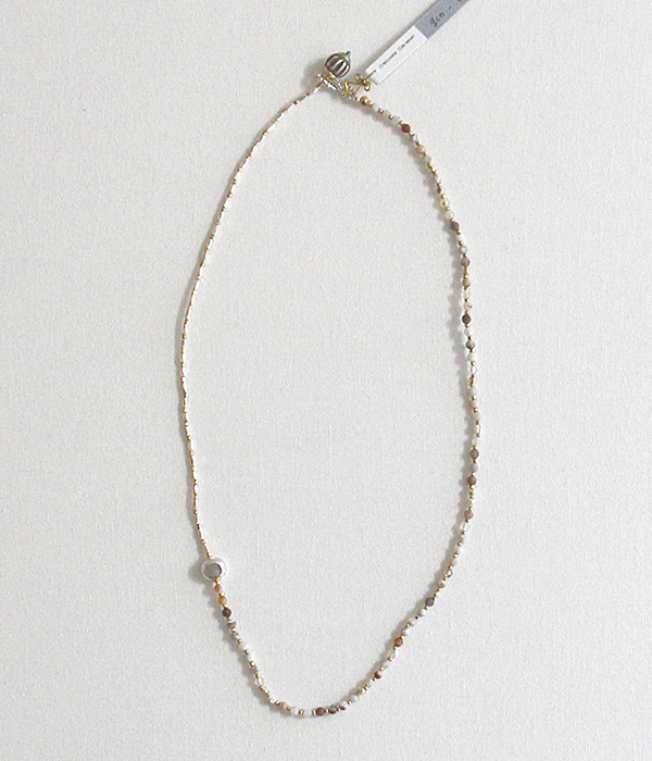 semeno セメノ　ネックレス semeno（セメノ）は、天然石などを使用した独自のデザインと丈夫で