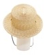 STRAW BRAID BOATER HAT 
