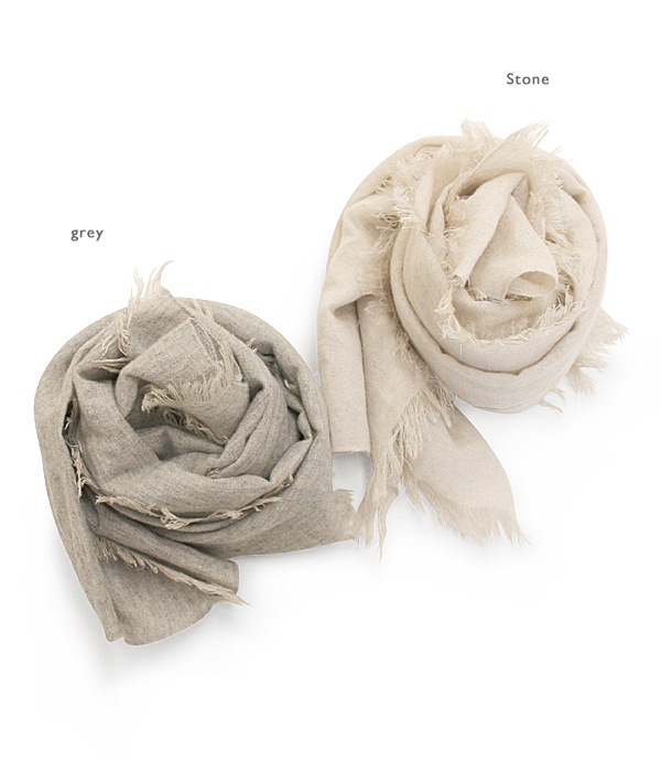 ��26SS�����١�Linen Cashmere Fringe Stole