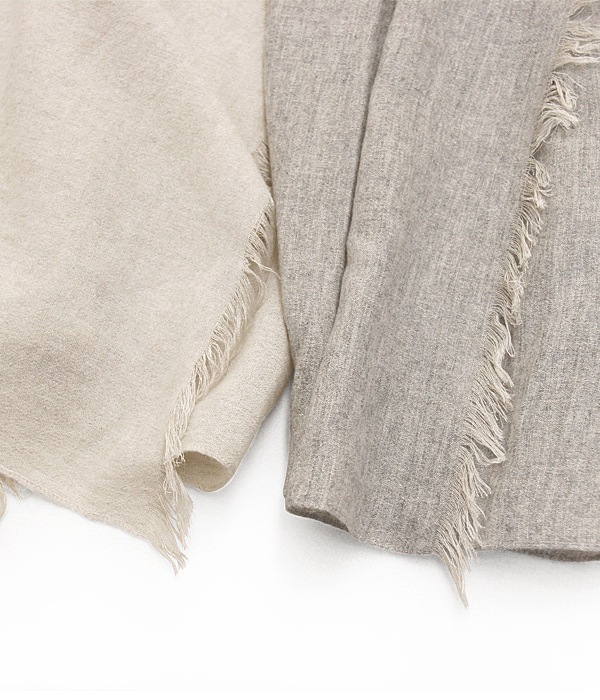 ��26SS�����١�Linen Cashmere Fringe Stole