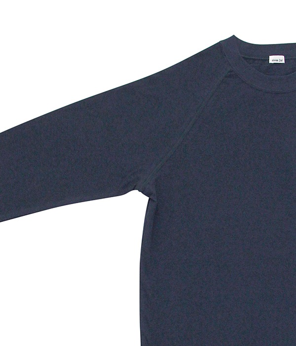 eleven 2nd | Plain Cotton Jersey Raglan T-shirt