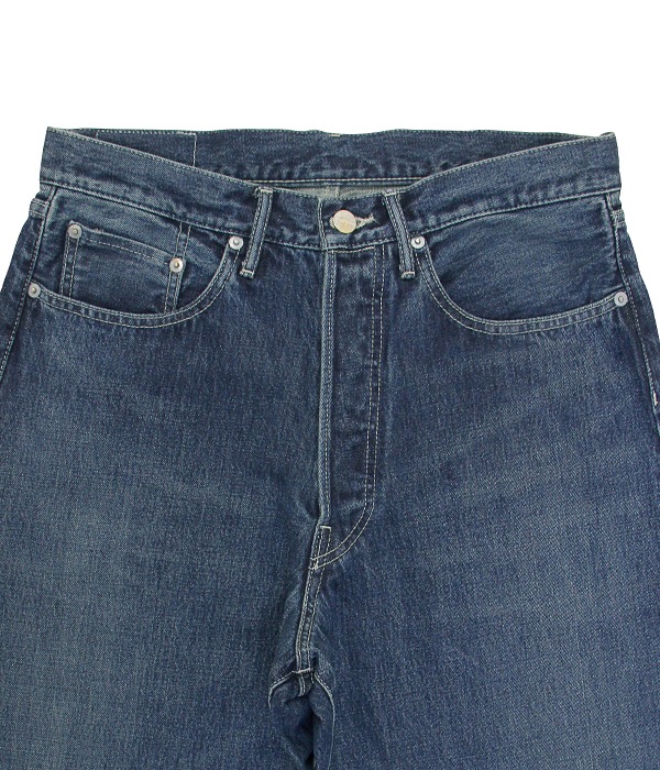 Selvage Denim Five Pocket Tapered Pants DARK FADE (UNISEX)