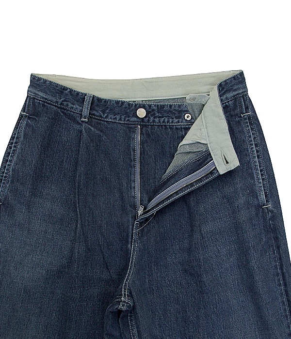 Selvage Denim Belted Pants DARK FADE (Unisex)