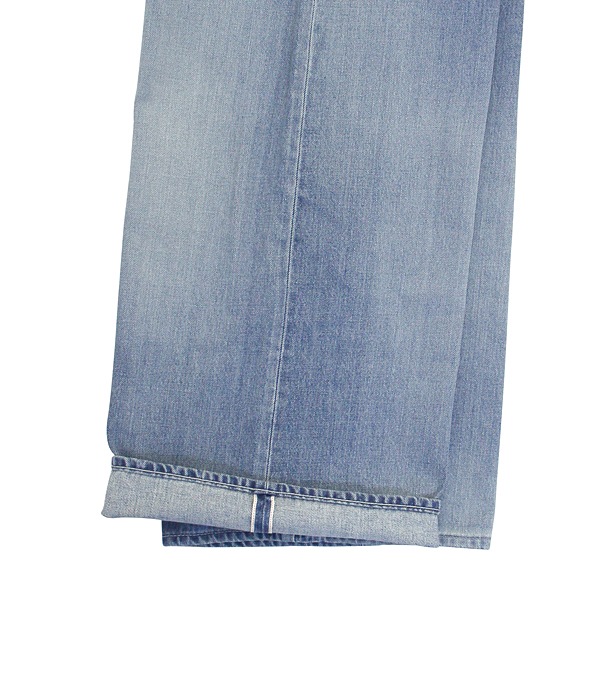 Selvage Denim Two Tuck Wide Pants