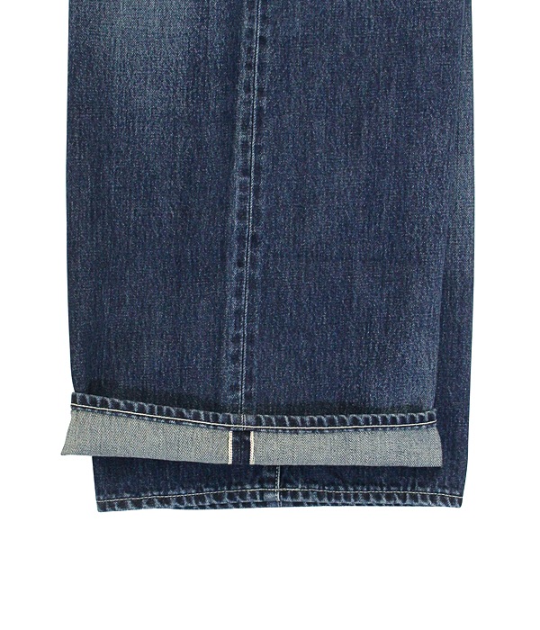 Selvage Denim Two Tuck Wide Pants