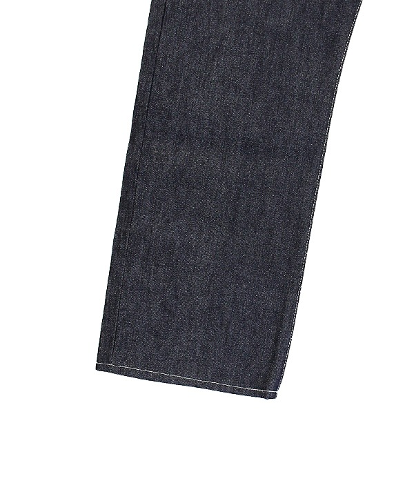 Selvage Denim Five Pocket Wide Straight Pants-RIGID