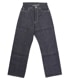 Selvage Denim Five Pocket Wide Straight Pants-RIGID
