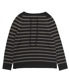 40%OFF boat neck border knit