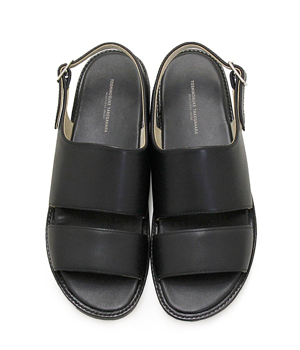 BACK BELT SANDALS ��LEATHER SOLE��