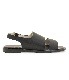 BACK BELT SANDALS ��LEATHER SOLE��