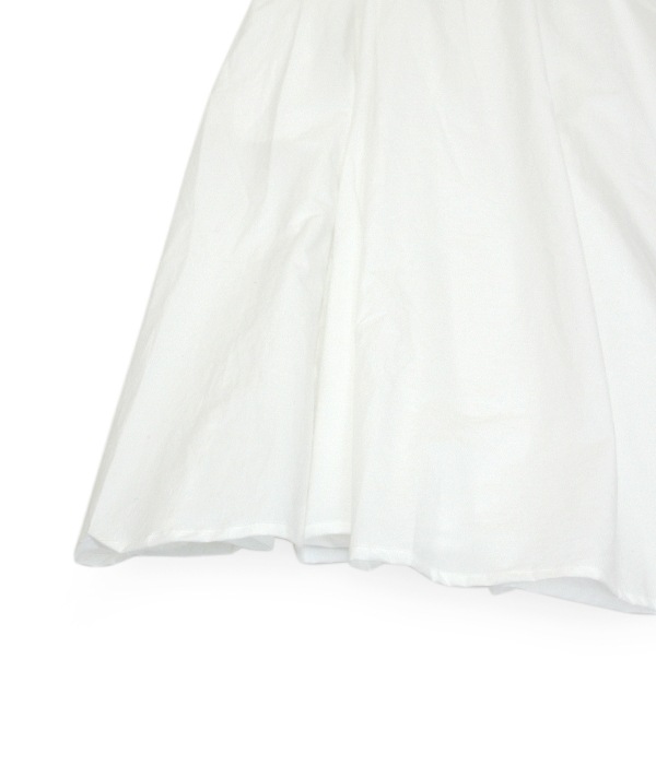 50% off apron dress white