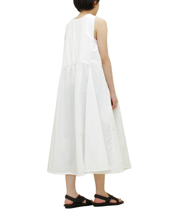 50% off apron dress white