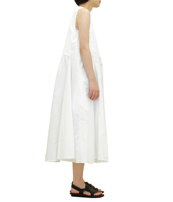 50% off apron dress white