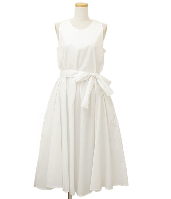50% off apron dress white