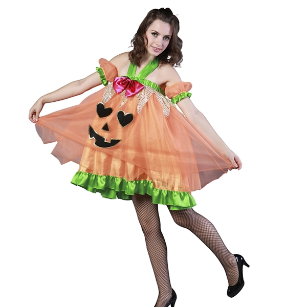 パンプキンドール コスチューム 2WAY｜ハロウィン 衣装 レディース ワンピース＆スカート