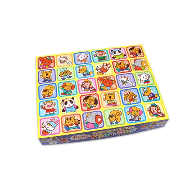 【どうぶつランド宝箱 30名用】かわいい動物柄パンチボックス｜キャラクターグッズ入り！空くじなしの縁日くじ引きセット